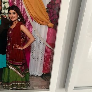 Pakistani style  lengha . Wore in only once’s .